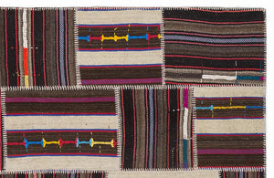 Apex Kilim Patchwork Unique Striped 1363 160 x 230 cm