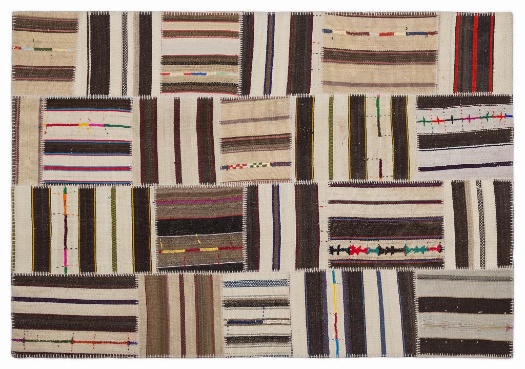 Apex Kilim Patchwork Unique Striped 1380 160 x 230 cm