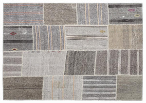 Apex Kilim Patchwork Unique Striped 1382 160 x 230 cm