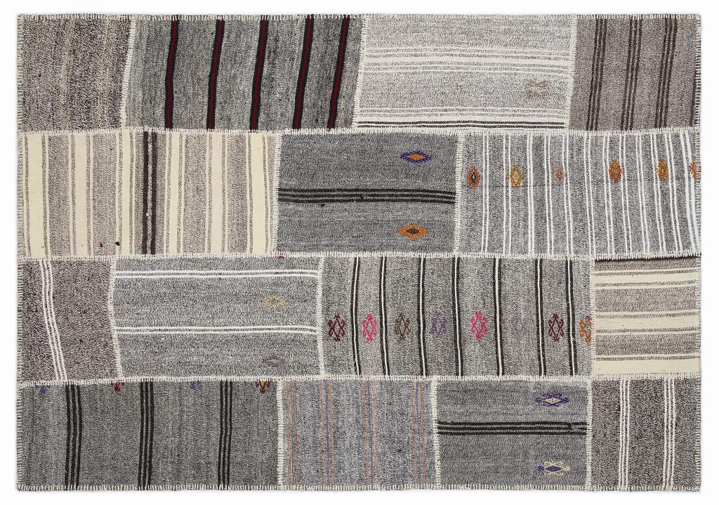 Apex Kilim Patchwork Unique Striped 1383 160 x 230 cm