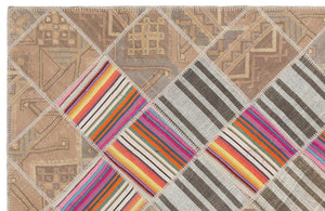 Apex Kilim Patchwork Unique Striped 1492 132 x 222 cm