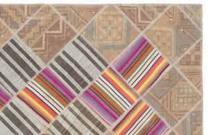 Apex Kilim Patchwork Unique Striped 1492 132 x 222 cm