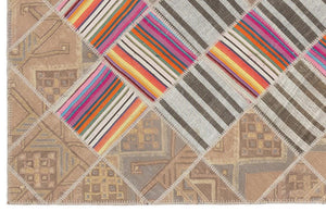 Apex Kilim Patchwork Unique Striped 1492 132 x 222 cm