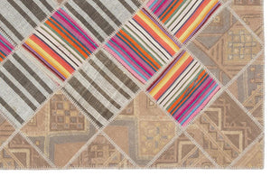 Apex Kilim Patchwork Unique Striped 1492 132 x 222 cm