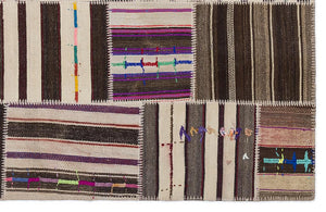 Apex Kilim Patchwork Unique Striped 2201 160 x 230 cm