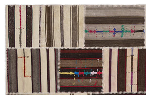 Apex Kilim Patchwork Unique Striped 2203 160 x 230 cm