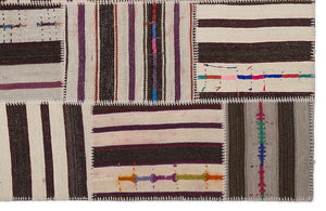 Apex Kilim Patchwork Unique Striped 2203 160 x 230 cm