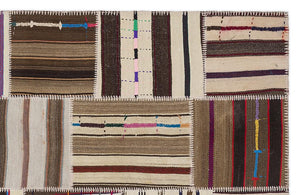 Apex Kilim Patchwork Unique Striped 2204 160 x 230 cm