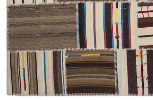 Apex Kilim Patchwork Unique Striped 2204 160 x 230 cm