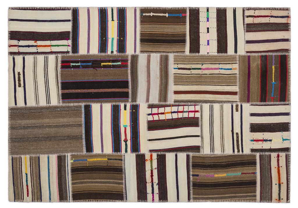 Apex Kilim Patchwork Unique Striped 2204 160 x 230 cm