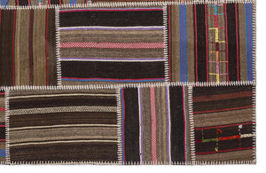 Apex Kilim Patchwork Unique Striped 2206 160 x 230 cm