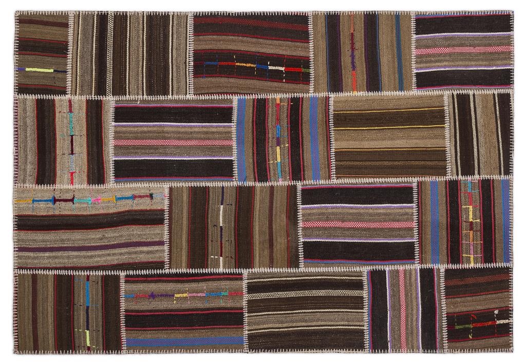 Apex Kilim Patchwork Unique Striped 2206 160 x 230 cm