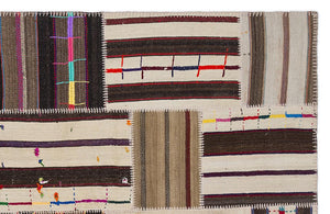 Apex Kilim Patchwork Unique Striped 2207 160 x 230 cm