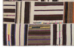 Apex Kilim Patchwork Unique Striped 2207 160 x 230 cm