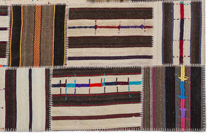 Apex Kilim Patchwork Unique Striped 2207 160 x 230 cm