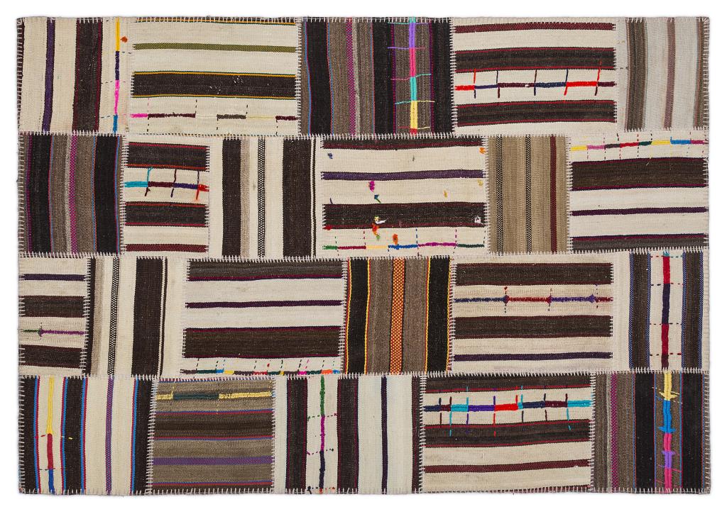 Apex Kilim Patchwork Unique Striped 2207 160 x 230 cm