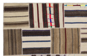 Apex Kilim Patchwork Unique Striped 2209 160 x 230 cm