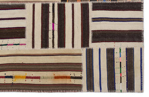 Apex Kilim Patchwork Unique Striped 2211 160 x 230 cm