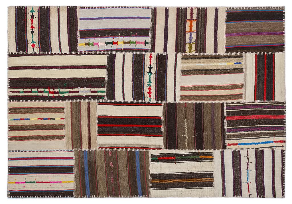 Apex Kilim Patchwork Unique Striped 2212 160 x 230 cm