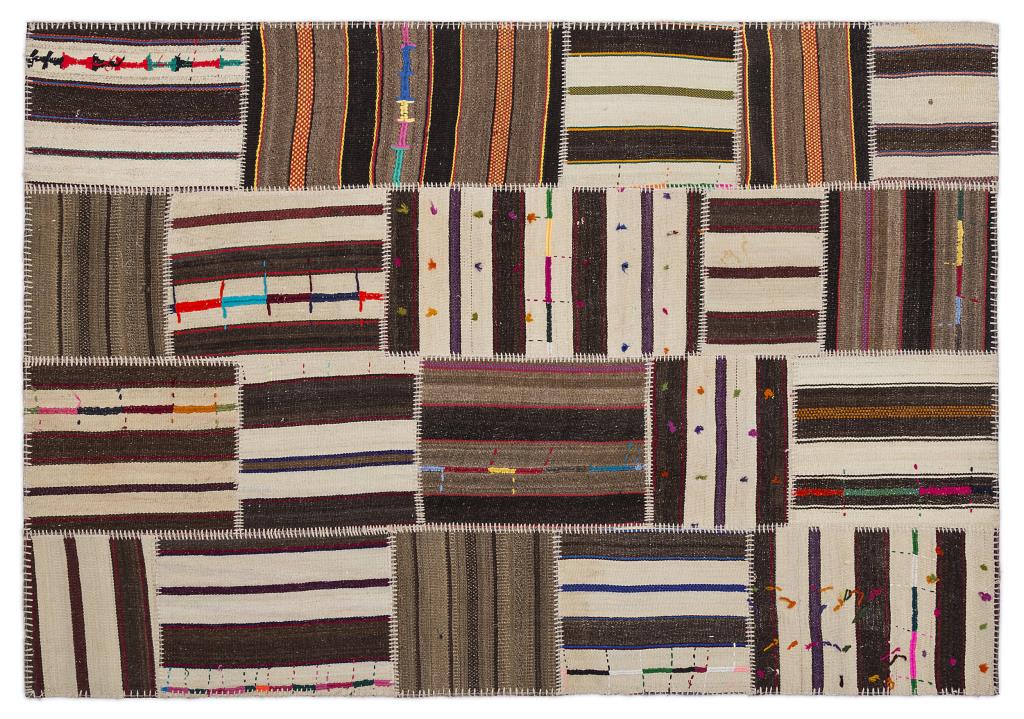 Apex Kilim Patchwork Unique Striped 2213 160 x 230 cm