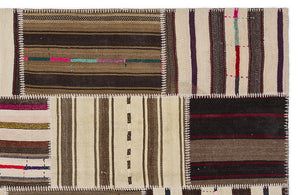 Apex Kilim Patchwork Unique Striped 2215 160 x 230 cm