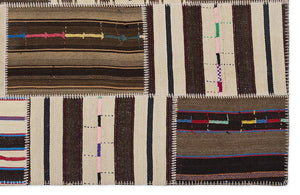 Apex Kilim Patchwork Unique Striped 2215 160 x 230 cm