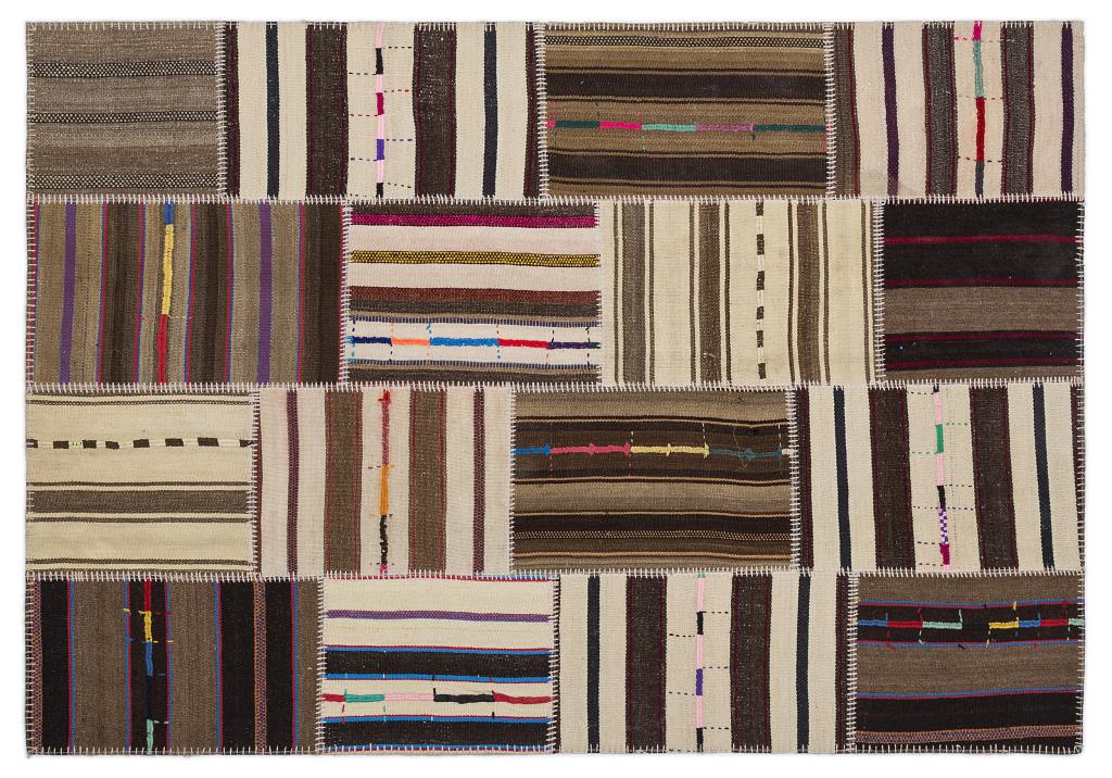 Apex Kilim Patchwork Unique Striped 2215 160 x 230 cm