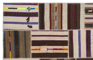 Apex Kilim Patchwork Unique Striped 2216 160 x 230 cm