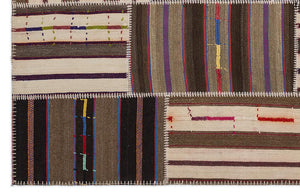 Apex Kilim Patchwork Unique Striped 2218 160 x 230 cm