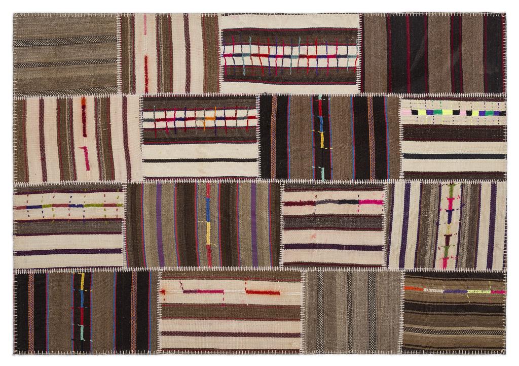 Apex Kilim Patchwork Unique Striped 2218 160 x 230 cm