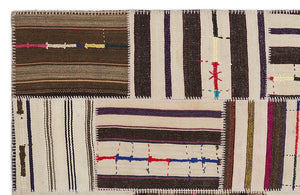 Apex Kilim Patchwork Unique Striped 2219 160 x 230 cm