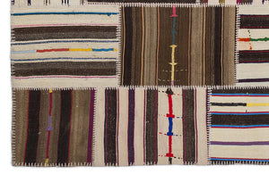 Apex Kilim Patchwork Unique Striped 2219 160 x 230 cm