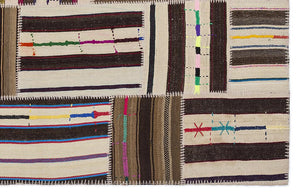 Apex Kilim Patchwork Unique Striped 2219 160 x 230 cm