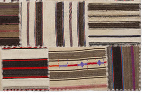 Apex Kilim Patchwork Unique Striped 2220 160 x 230 cm