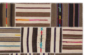 Apex Kilim Patchwork Unique Striped 2221 160 x 230 cm