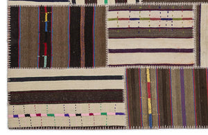 Apex Kilim Patchwork Unique Striped 2221 160 x 230 cm