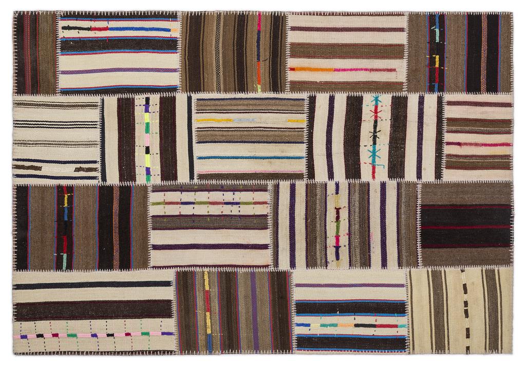 Apex Kilim Patchwork Unique Striped 2221 160 x 230 cm