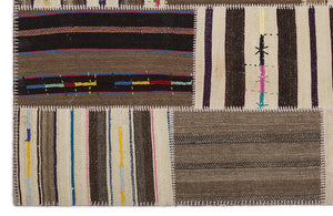 Apex Kilim Patchwork Unique Striped 2223 160 x 230 cm