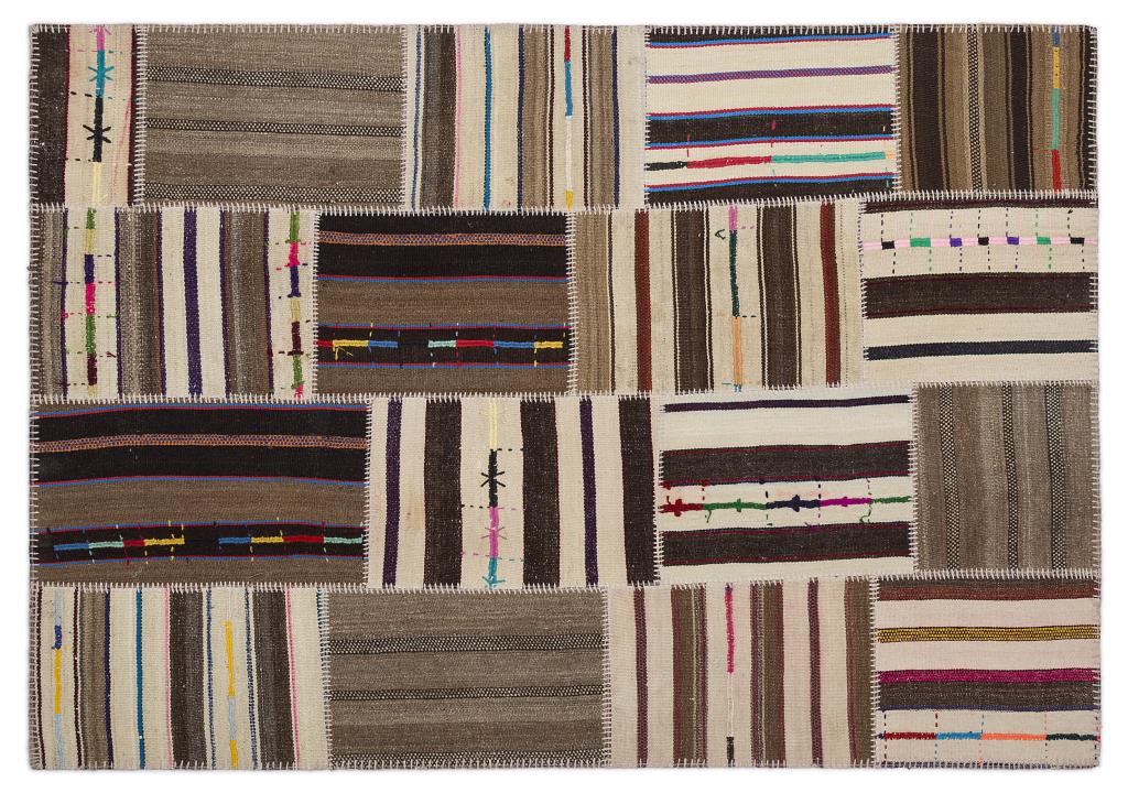 Apex Kilim Patchwork Unique Striped 2223 160 x 230 cm