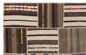 Apex Kilim Patchwork Unique Striped 2227 160 x 230 cm