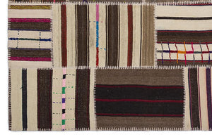 Apex Kilim Patchwork Unique Striped 2227 160 x 230 cm