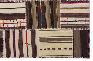 Apex Kilim Patchwork Unique Striped 2227 160 x 230 cm