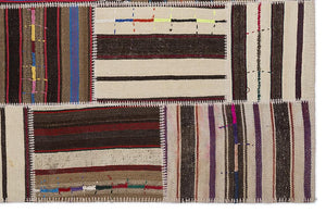 Apex Kilim Patchwork Unique Striped 2231 160 x 230 cm