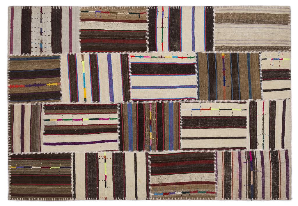 Apex Kilim Patchwork Unique Striped 2231 160 x 230 cm