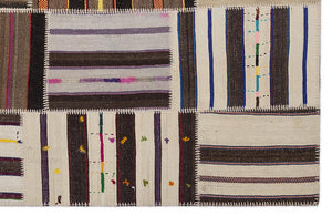 Apex Kilim Patchwork Unique Striped 2233 160 x 230 cm