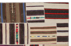 Apex Kilim Patchwork Unique Striped 2235 160 x 230 cm