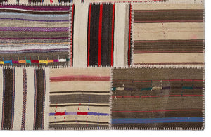 Apex Kilim Patchwork Unique Striped 2235 160 x 230 cm