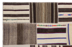 Apex Kilim Patchwork Unique Striped 2237 160 x 230 cm