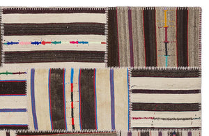 Apex Kilim Patchwork Unique Striped 2237 160 x 230 cm