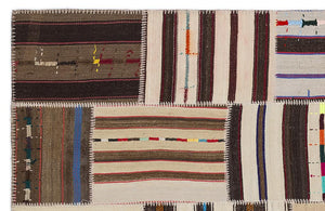 Apex Kilim Patchwork Unique Striped 2238 160 x 230 cm